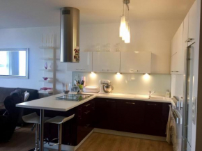 Cozy, beautiful view, parking, 1 stop by train to old town Bratislava